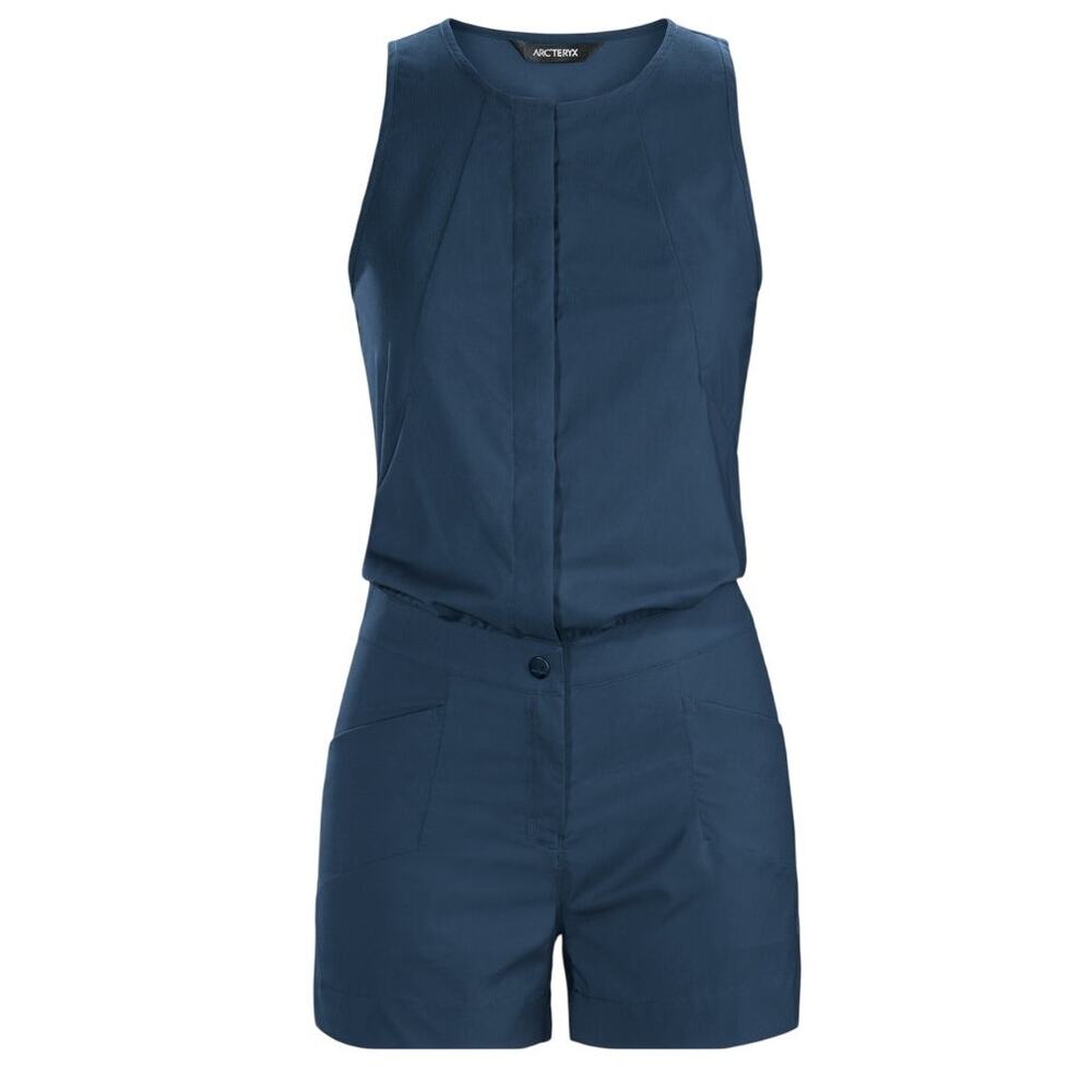 Arcteryx Kyla Romper Womens Size 10 Navy Blue Sleeveless